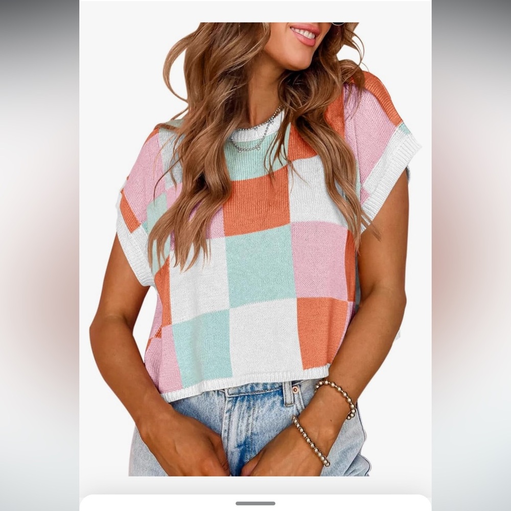Preppy Knit Blouse